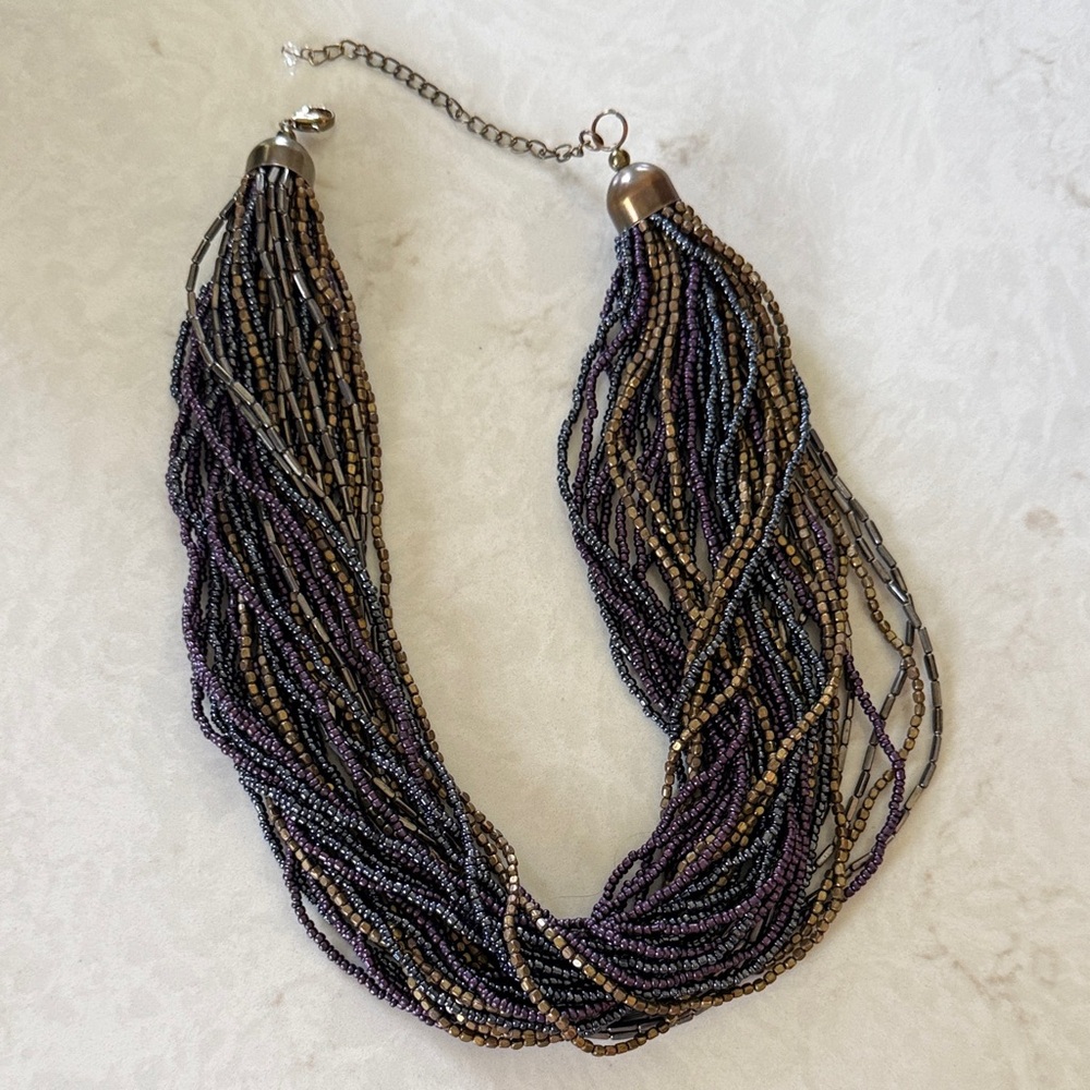 Beaded Statement Necklace